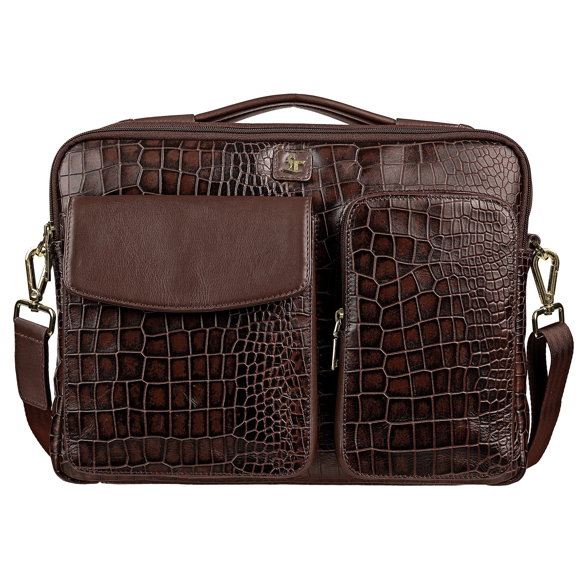 Laptop Sleeve IV | Genuine Leather Laptop Sleeve for Men | 14 Inch Laptop Work Bag | Professional Laptop Bag | Color- Brown Leather Talks