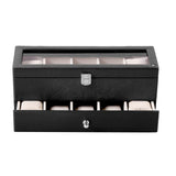 watch box with a drawer and 10 watches slots