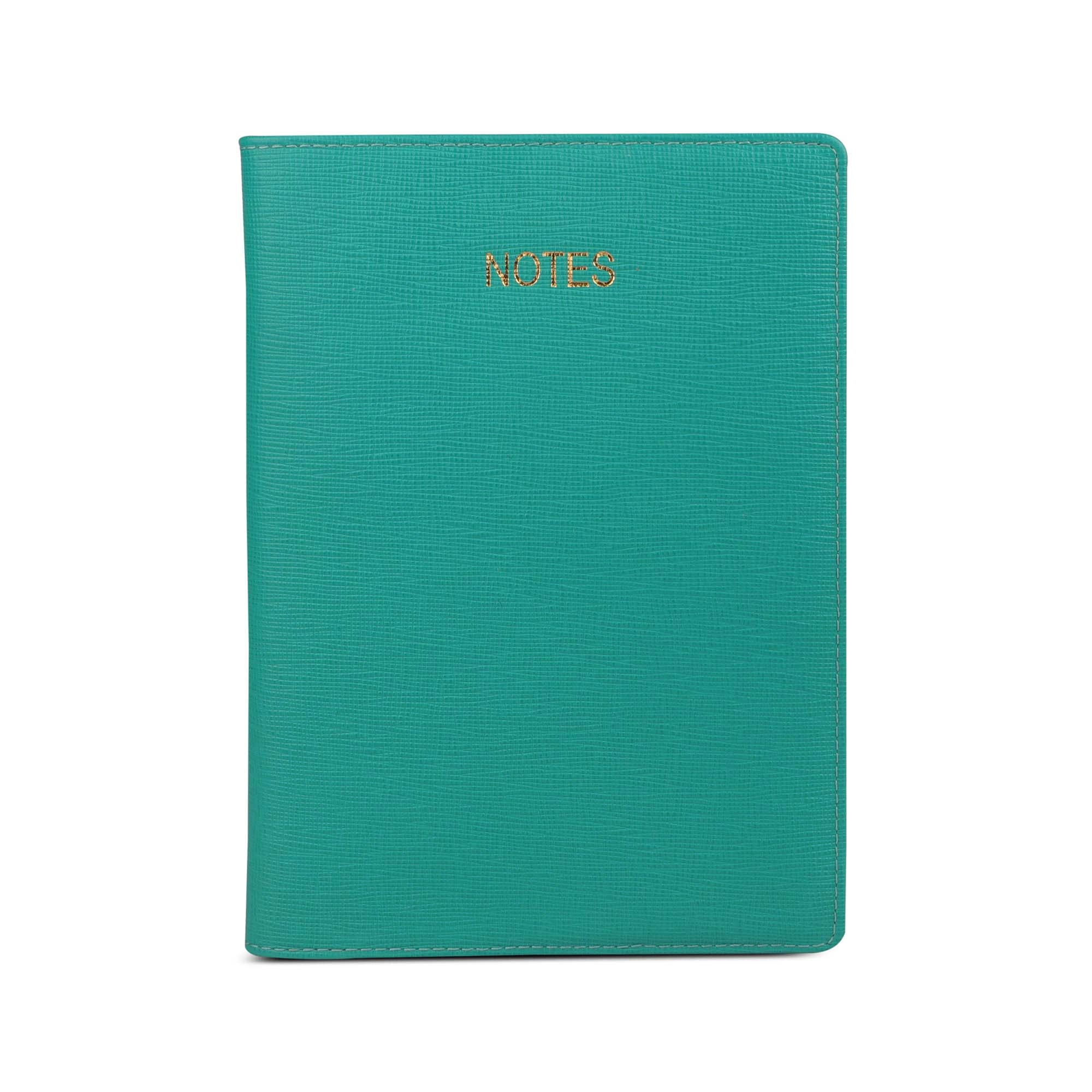 Classic - Genuine Leather Writing Journal | Luxury Notebook for Men & Women | Professional Refillable Diary | Color: Green Leather Talks