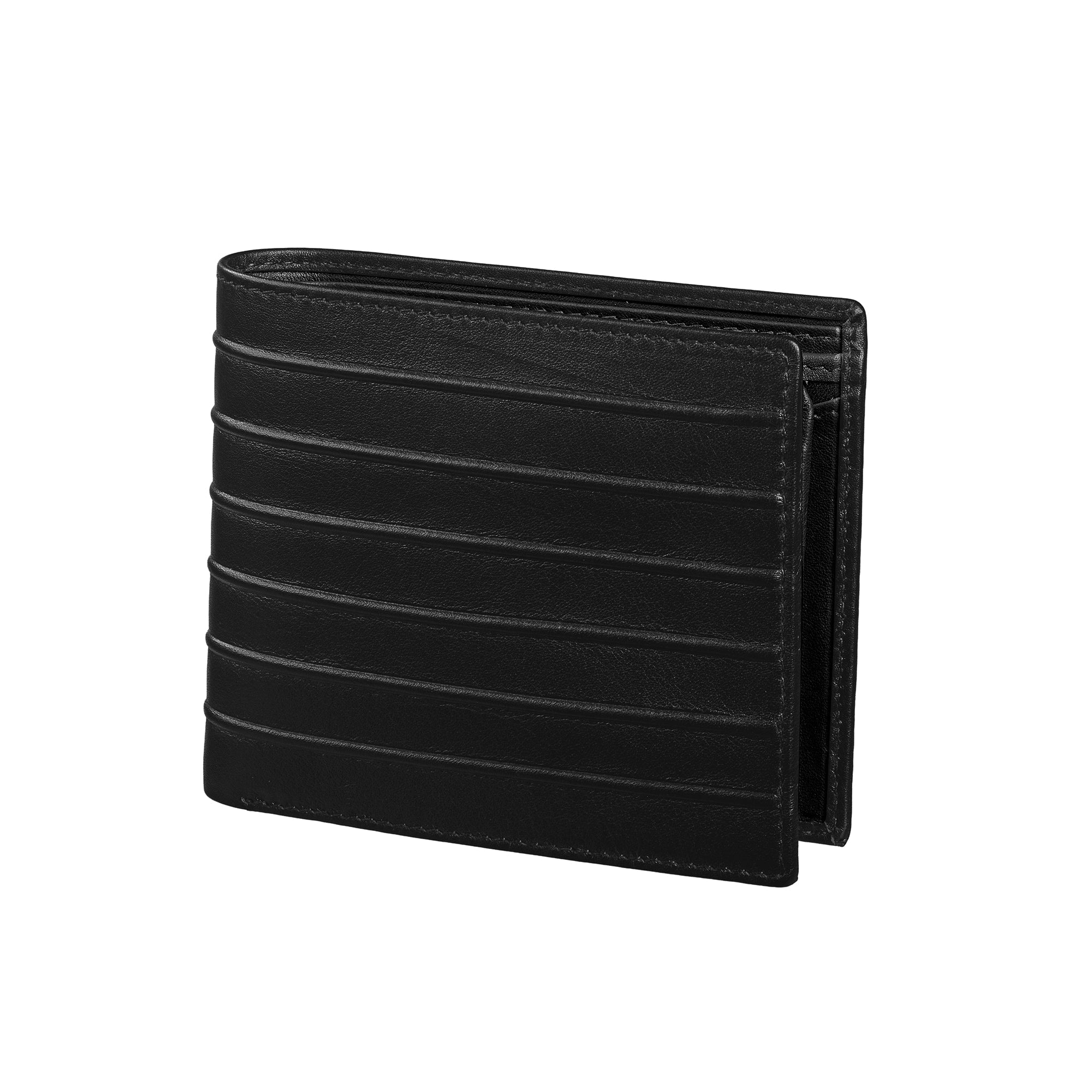 String Premium Genuine Leather Wallet for Men | RFID Blocking Slim Wallet | Classic Men’s Wallet | Color: Black LeatherTalks