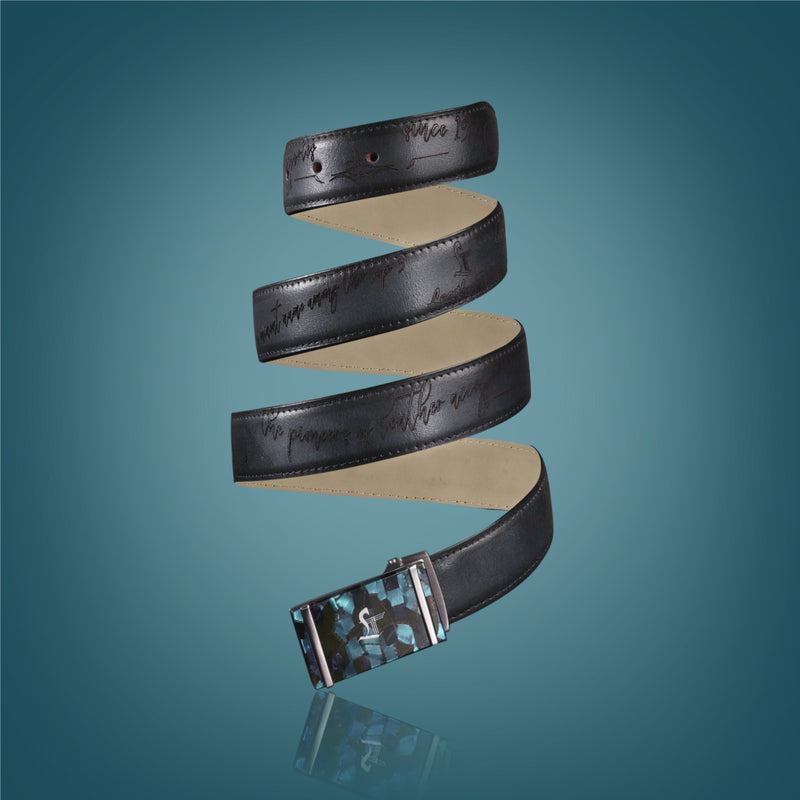 Luxury handmade leather belt