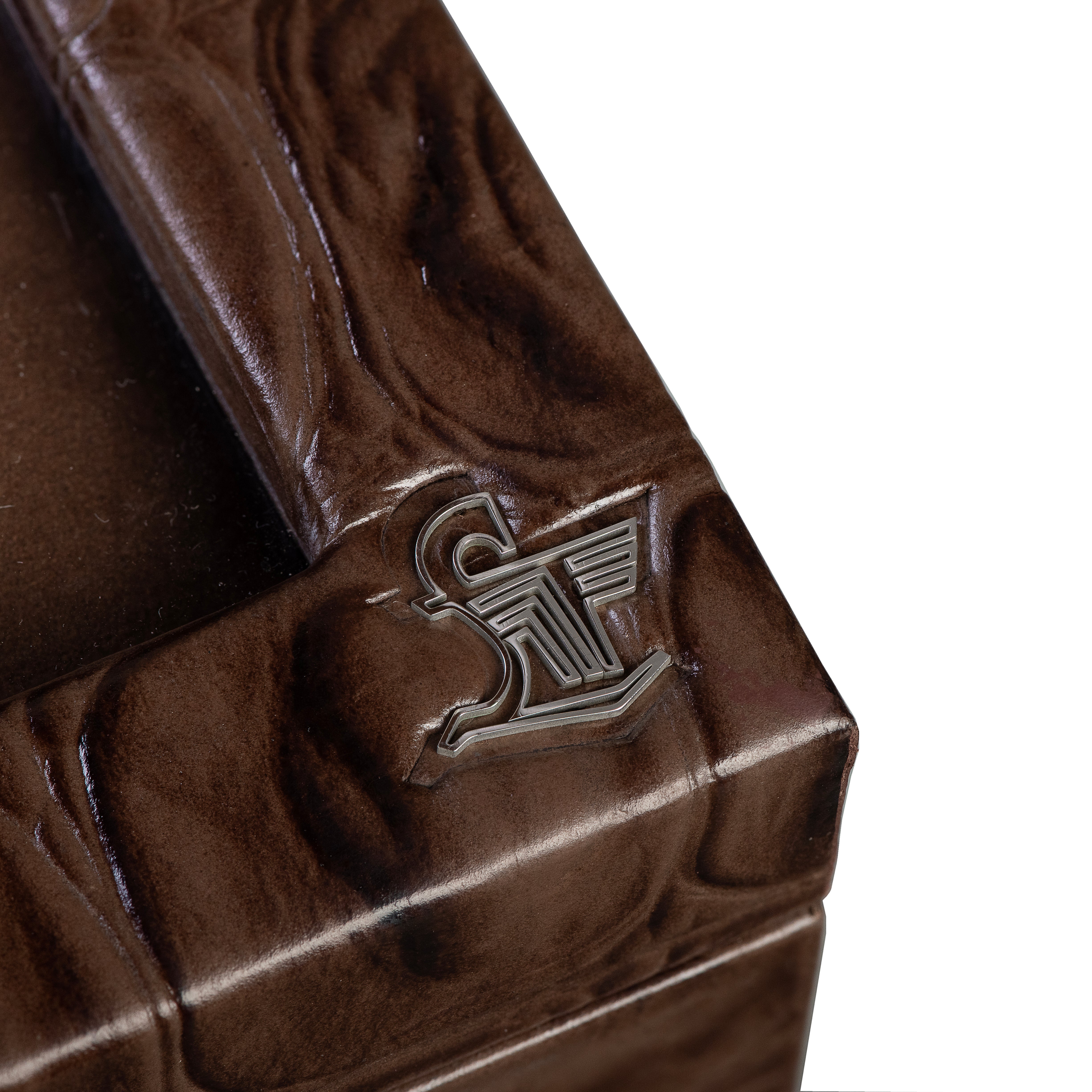 Bronx II Watch Box (8 Watches) | Watch Box For Men | 100% Genuine Leather | Color: Crocotail Brown Leather Talks