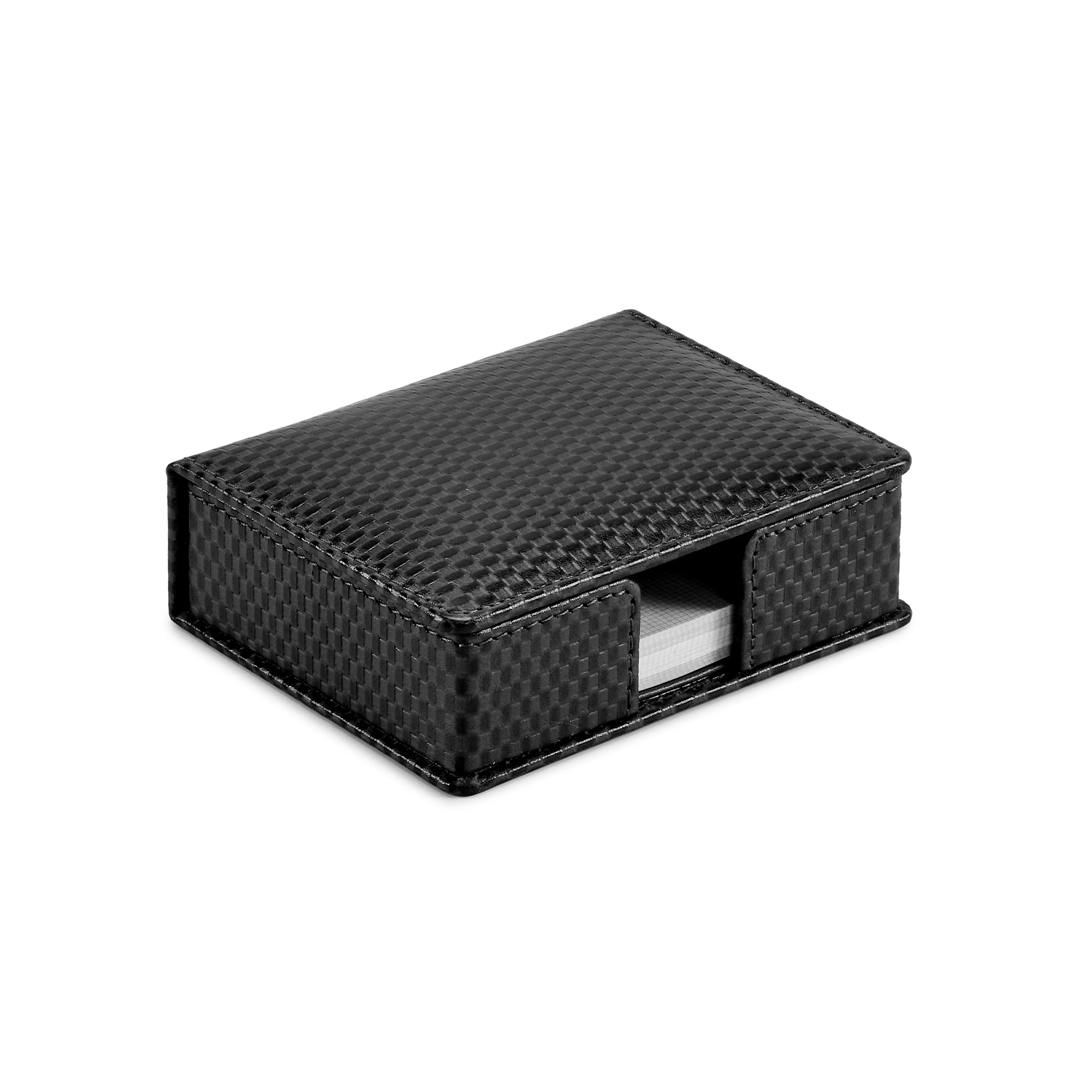 Desktop Planner Set I | Office Table Accessories| Color- Brick Black Leather Talks