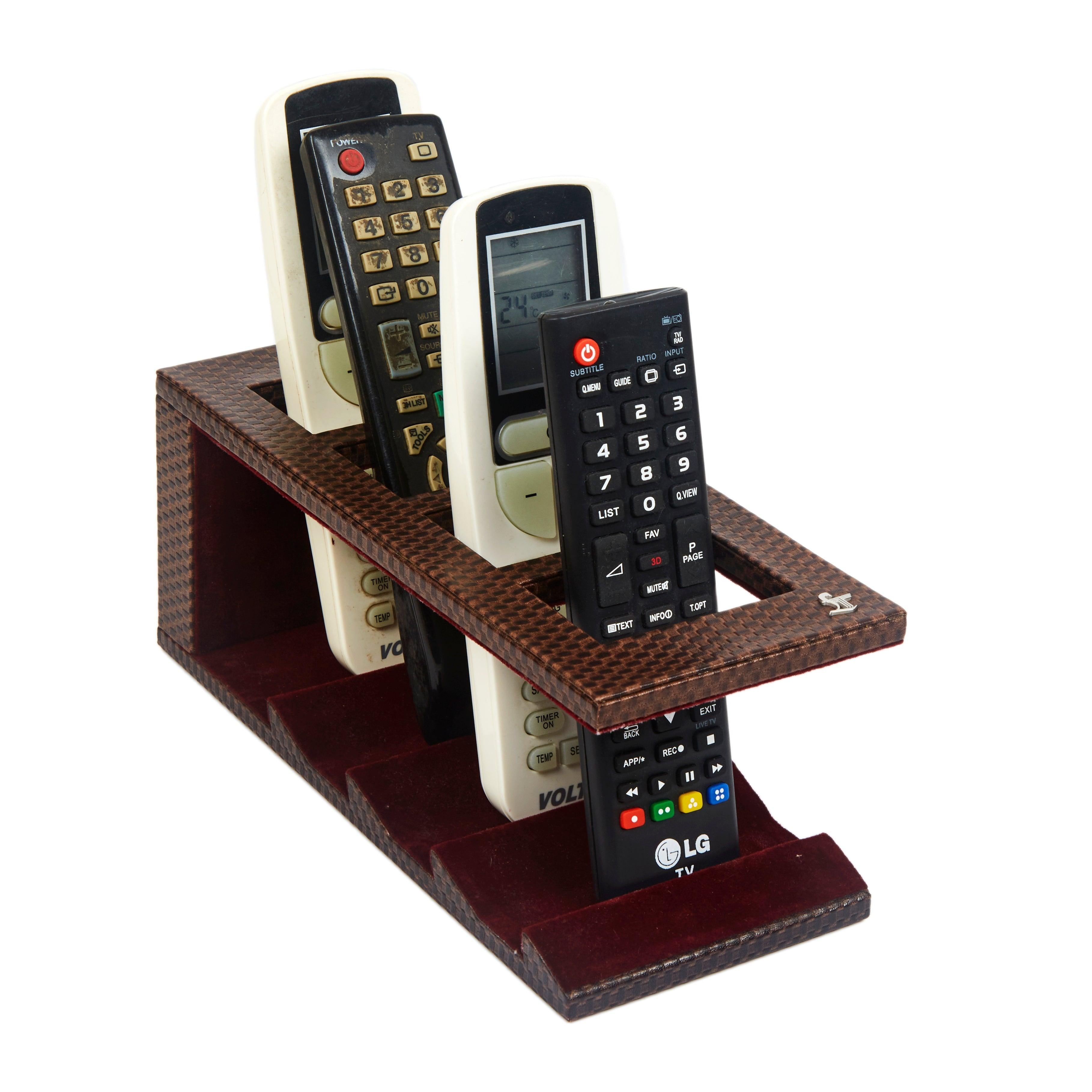 Genuine Leather Remote Companion | Color: Brown