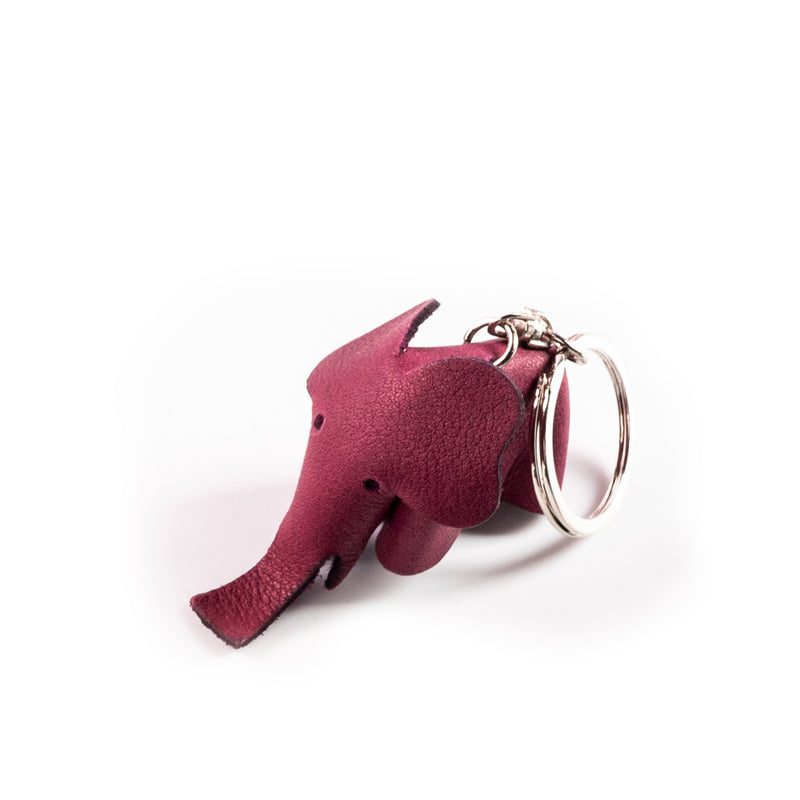 leather keyring with strap