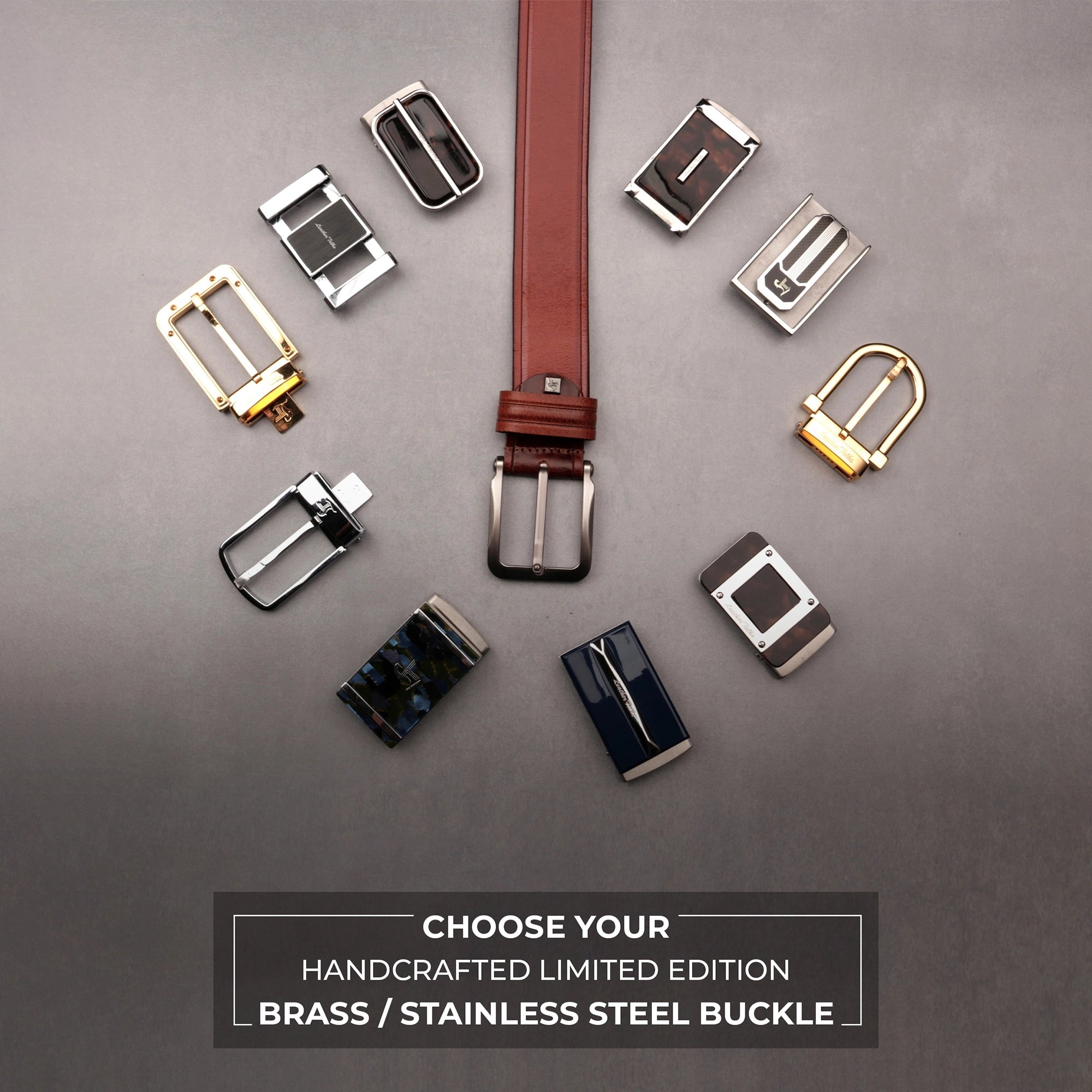 Premium Italian Wood Finish Leather Wallet & Belt Set |  Wallet Belt Set with Wooden Gift Box | Colour: Black Leather Talks