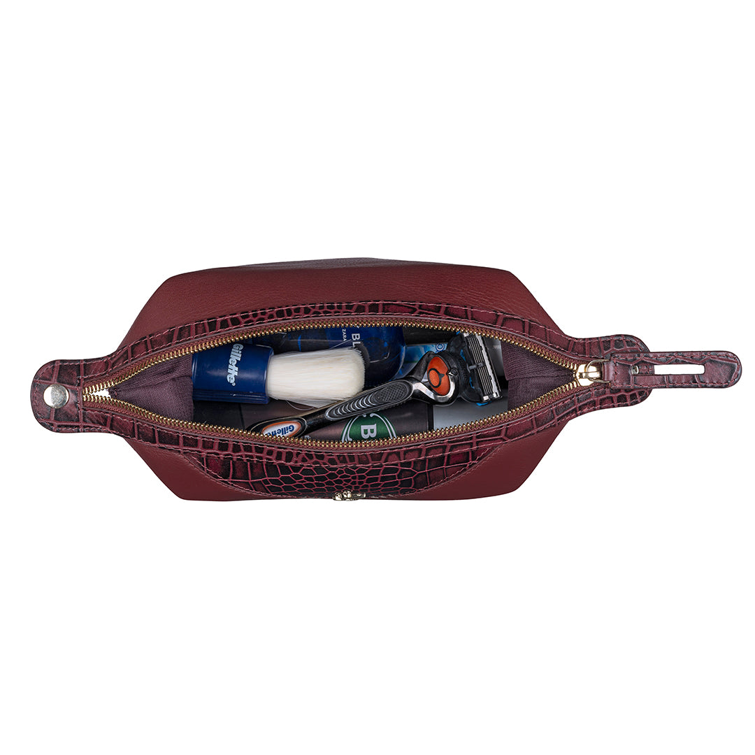 Mens shaving kit bag