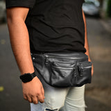 Leather Waist/Fanny Pouch Brown