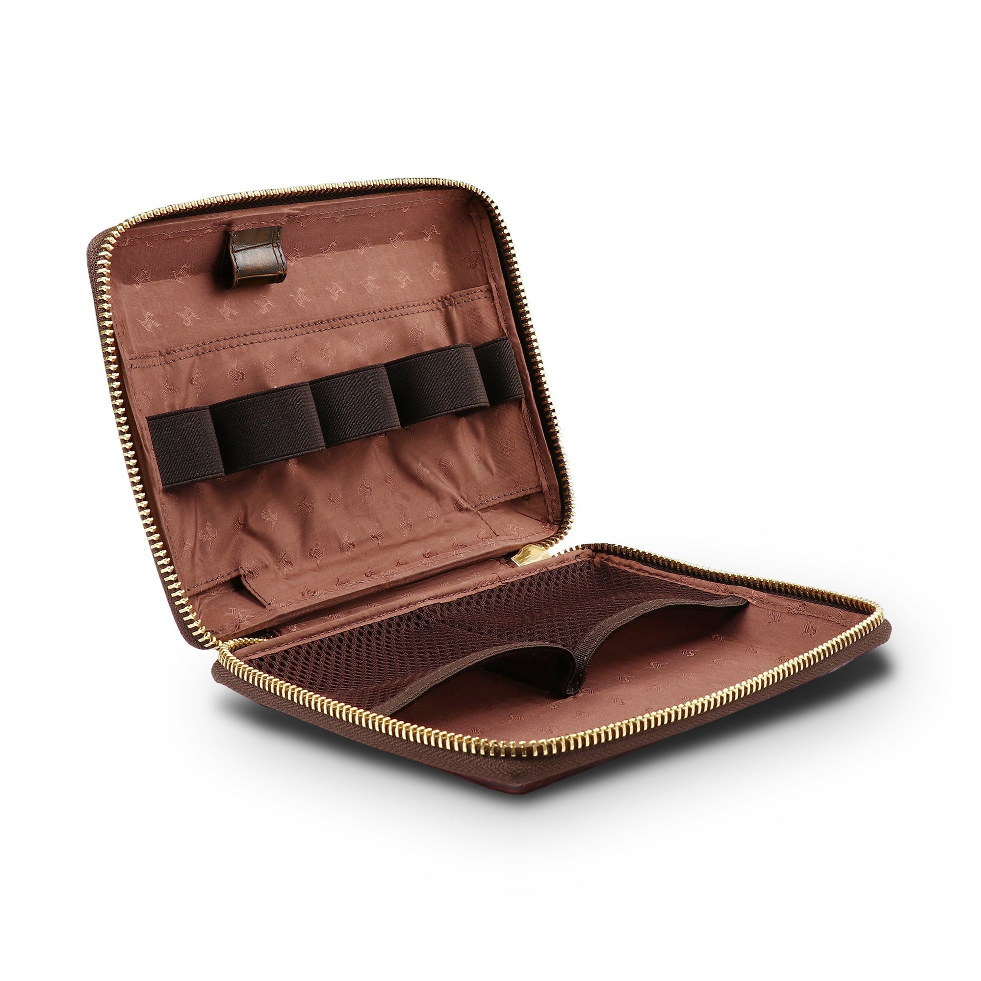 Harbinger Tech Kit - Genuine Leather Tech Organizer Case | Travel Cable Storage Bag | Luxury Electronic Accessories Pouch for Chargers, Wires & Gadgets | Color: Tan Leather Talks