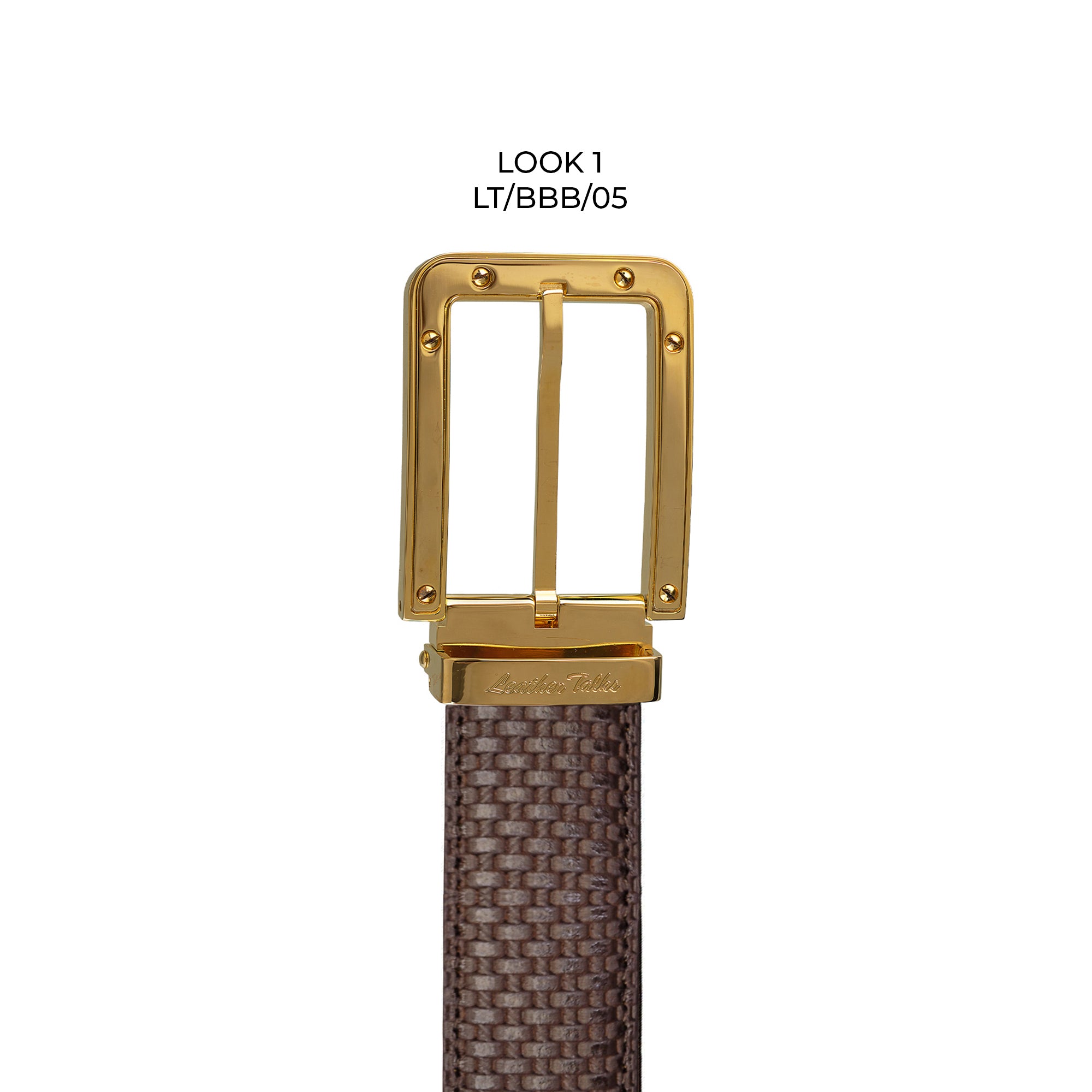 Italian Brick | Original Leather Belt For Men | Color: Brown