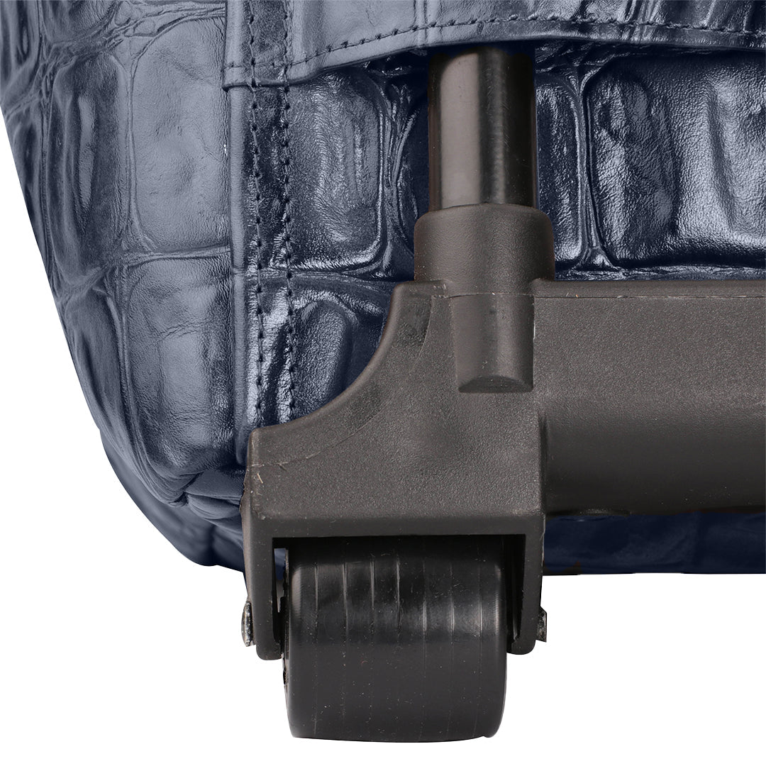 Leather Steelium Trolley/Travel Bag Leather Talks