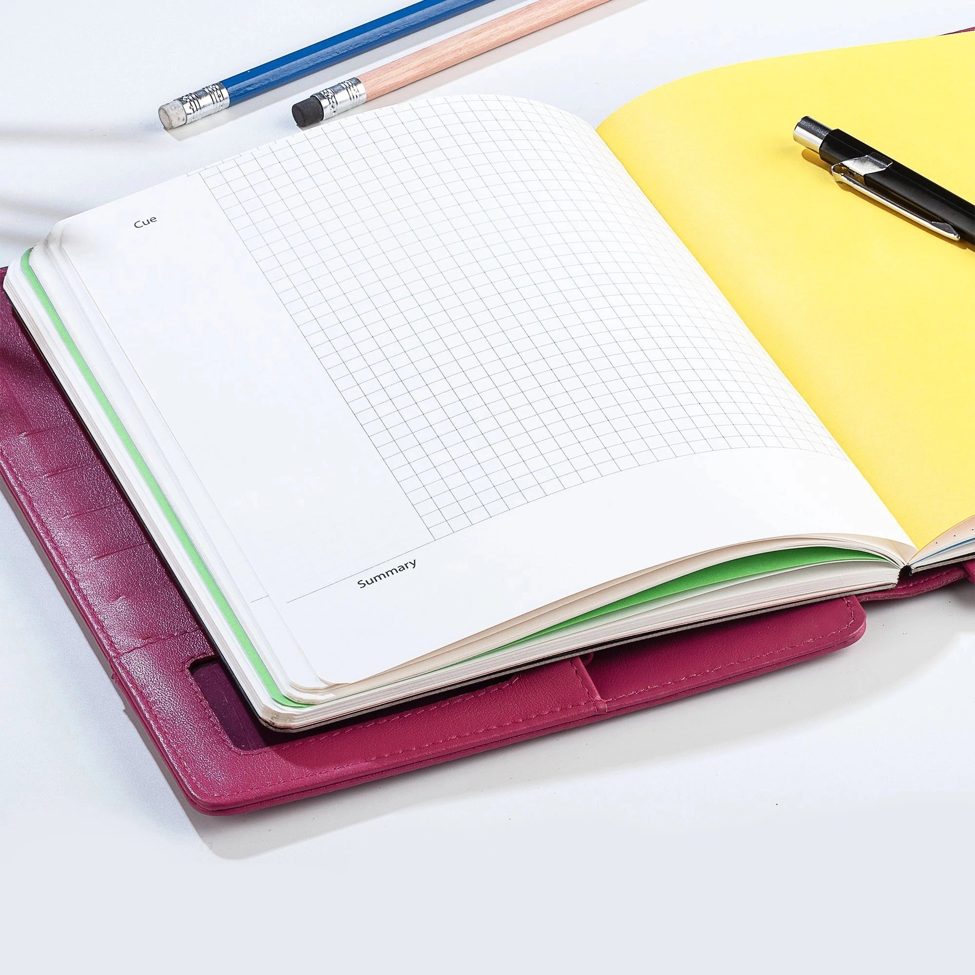 Melunge Leather Diary For Men & Women | Genuine Leather Journal / Notebook | Color: Pink Leather Talks