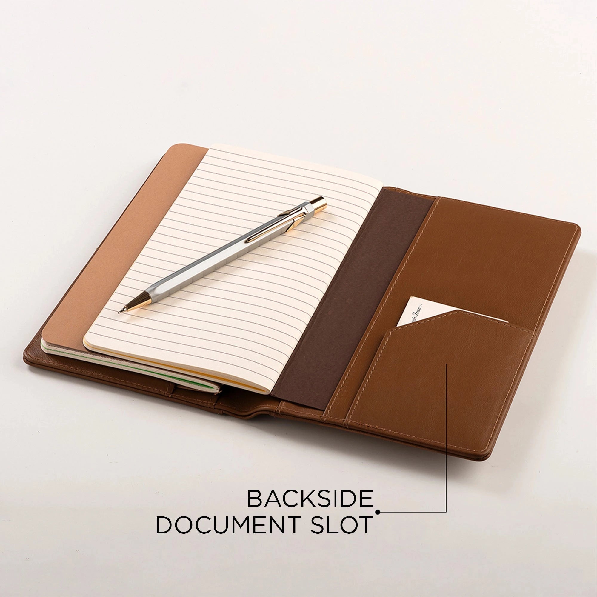 The Mini Melunge Luxury Pure Leather Notebook| Premium Leather Diary For Men & women | 100% Genuine Leather | Handmade Leather Journal - Tan Leather Talks