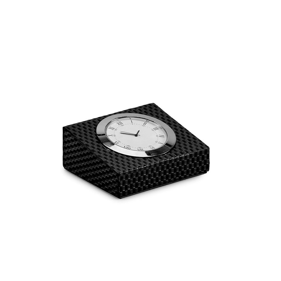 Desktop Planner Set II | Office Table Accessories | Embossed Genuine Leather | Color- Brick Black Leather Talks