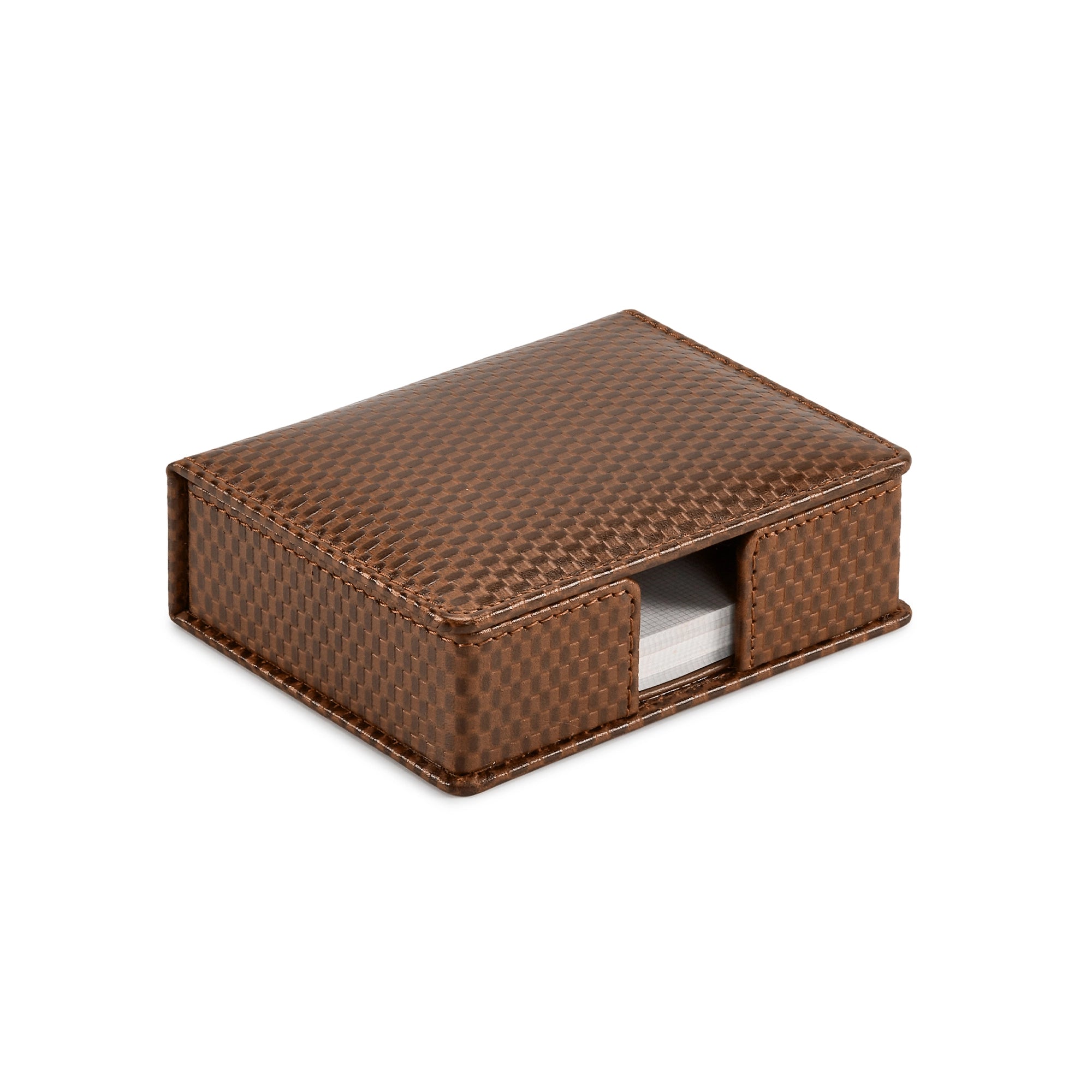 Desktop Planner Set I | Office Table Accessories| Color- Brick Brown Leather Talks