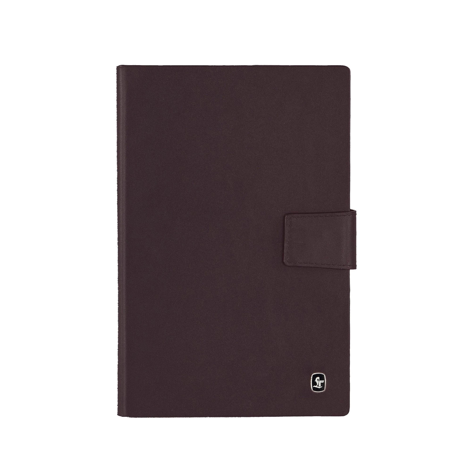 LT Smart Leather Notebook with Power Bank (5000 mAh) | Diary with Power Bank | Color: Brown Leather Talks