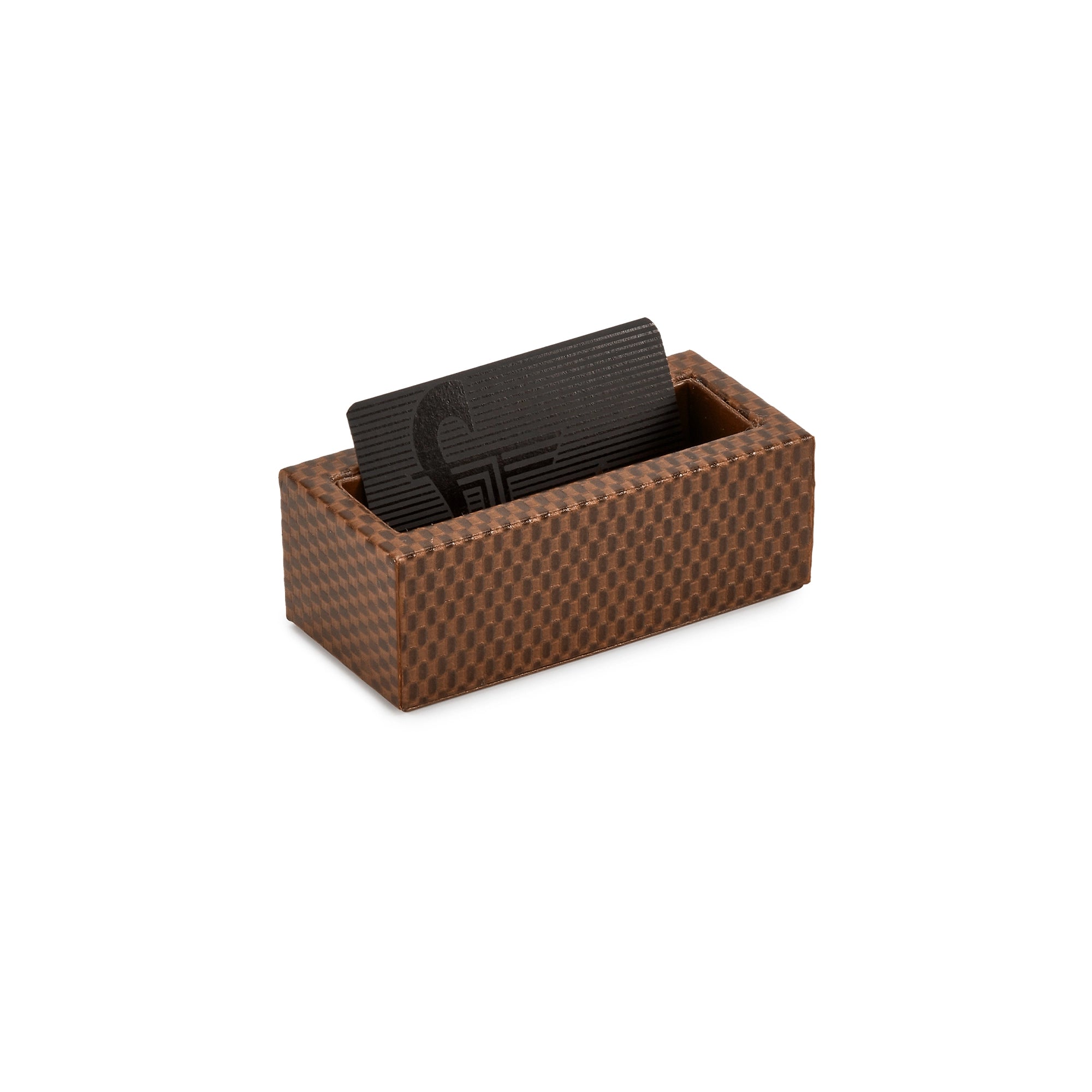 Desktop Planner Set I | Office Table Accessories| Color- Brick Brown Leather Talks