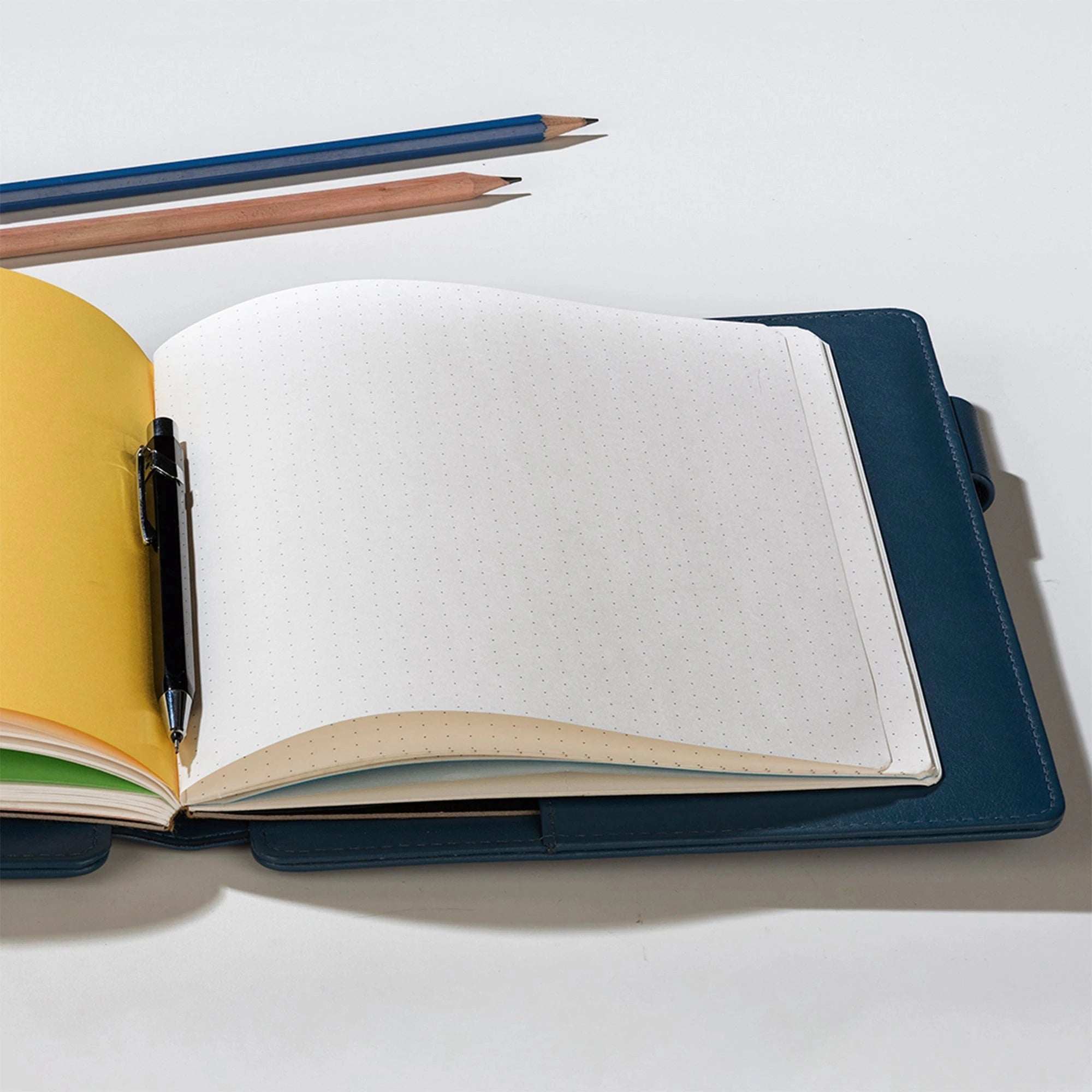 Melunge Leather Diary For Men  & Women | Genuine Leather Handmade Journal / Notebook - Blue Leather Talks