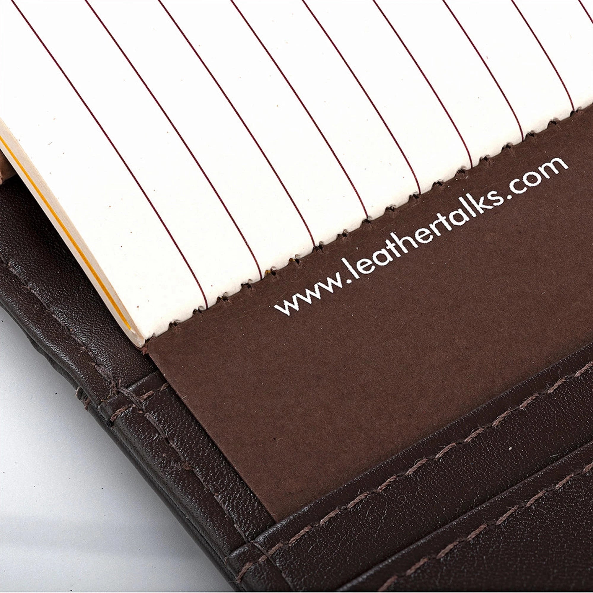 The Mini Melunge Luxury Pure Leather Notebook| Premium Leather Diary For Men & women | 100% Genuine Leather | Handmade Leather Journal - Brown Leather Talks