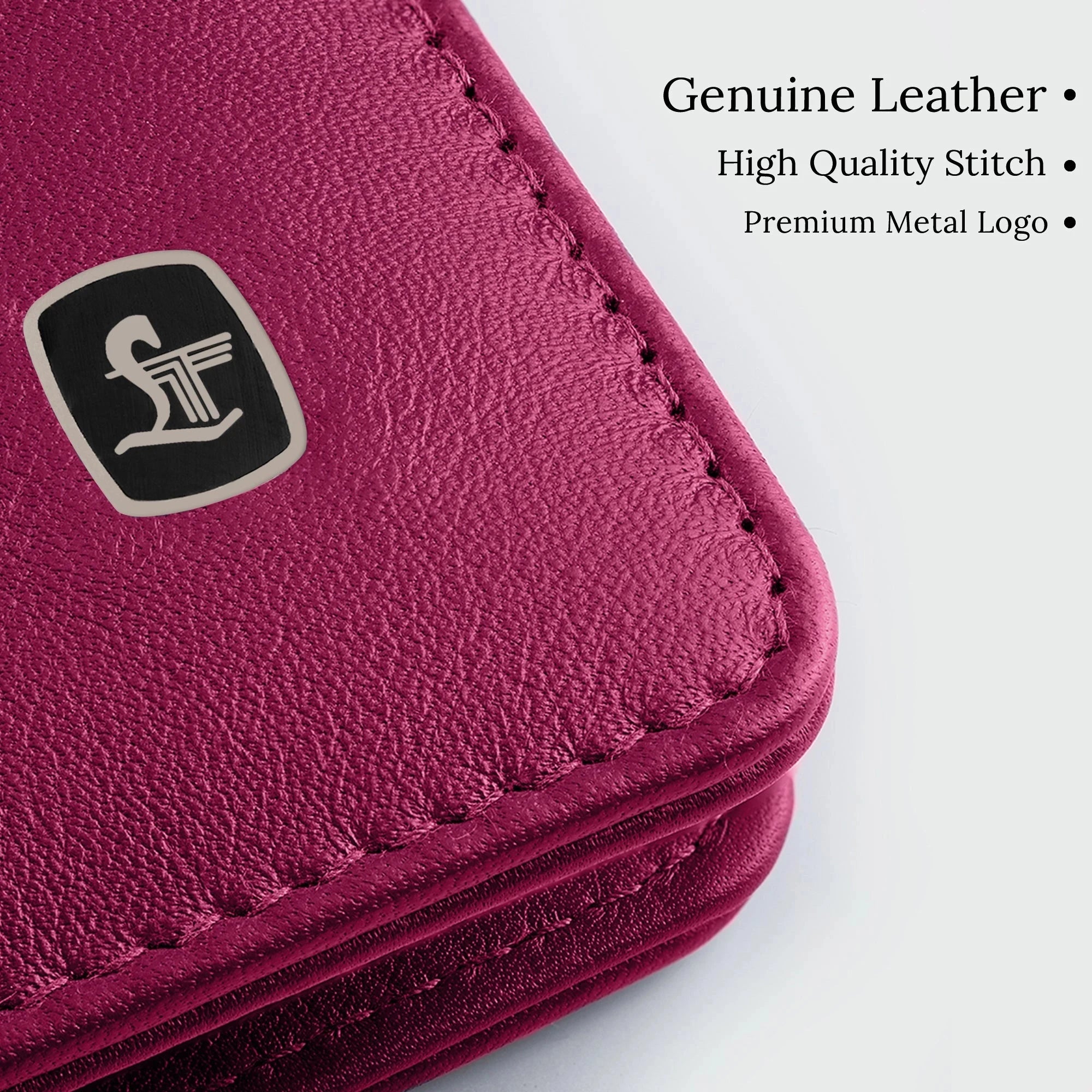 Melunge Leather Diary For Men & Women | Genuine Leather Journal / Notebook | Color: Pink Leather Talks
