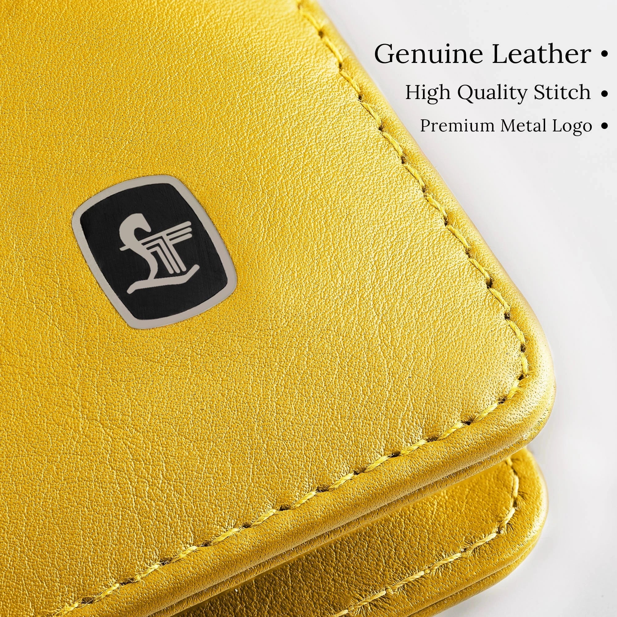 Melunge Leather Diary For Men & Women |  Genuine Leather Journal / Notebook | Color - Yellow Leather Talks