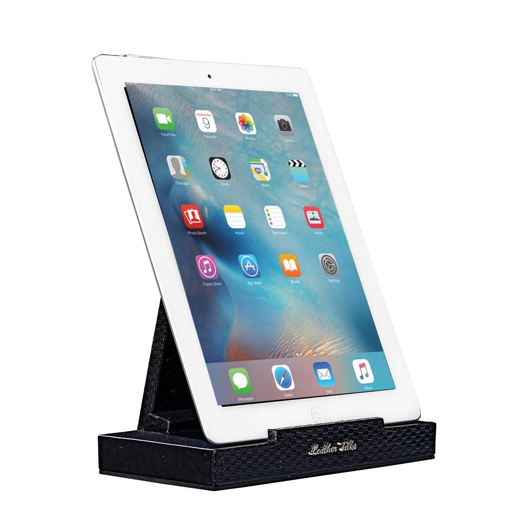 Leather I-Pad/Tab Stand - Leather Talks 