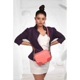 Candy One Leather Sling Bags For Women Color : Pink