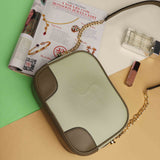 Candy One Leather Sling Bags for Women Color : Sufiano Cucumber