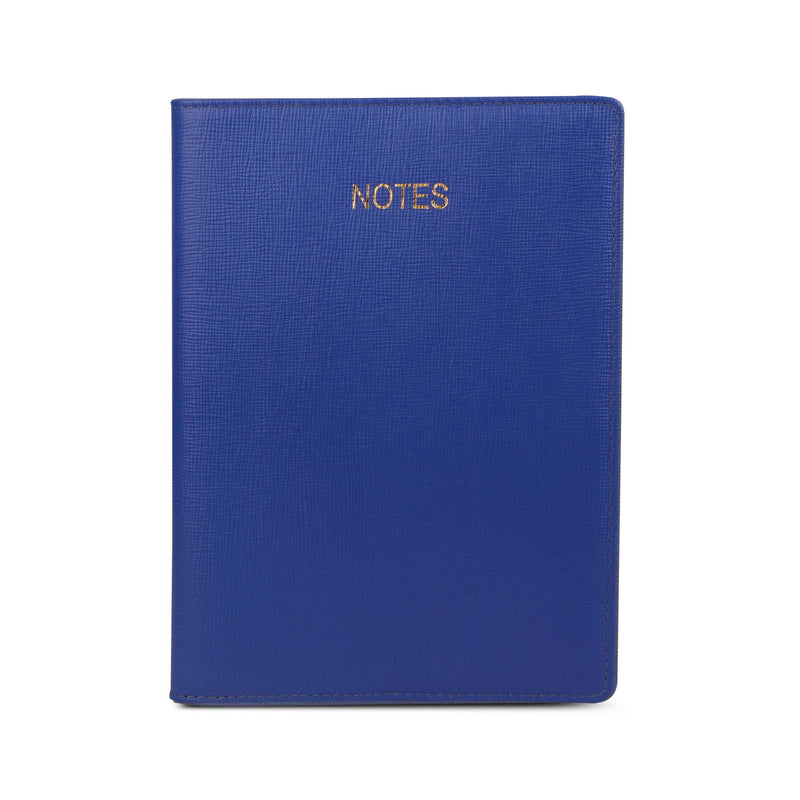 Classic Note Book | Leather Notebook | 100% Genuine Leather | Color: Navy Blue