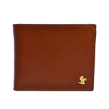 Markas Gents Wallet | Leather Wallet for Men | 100% Genuine Leather | Color: Tan