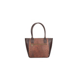 Leather Tote Bag For Women in brown