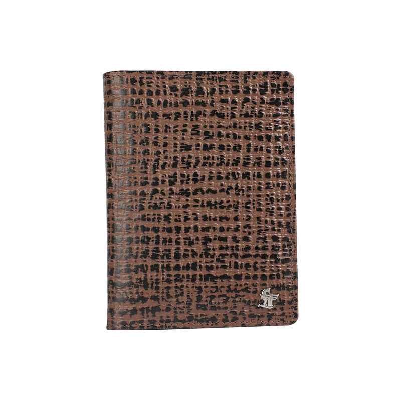 Designer Passport cover in brown color