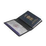 genuine leather passport cover case
