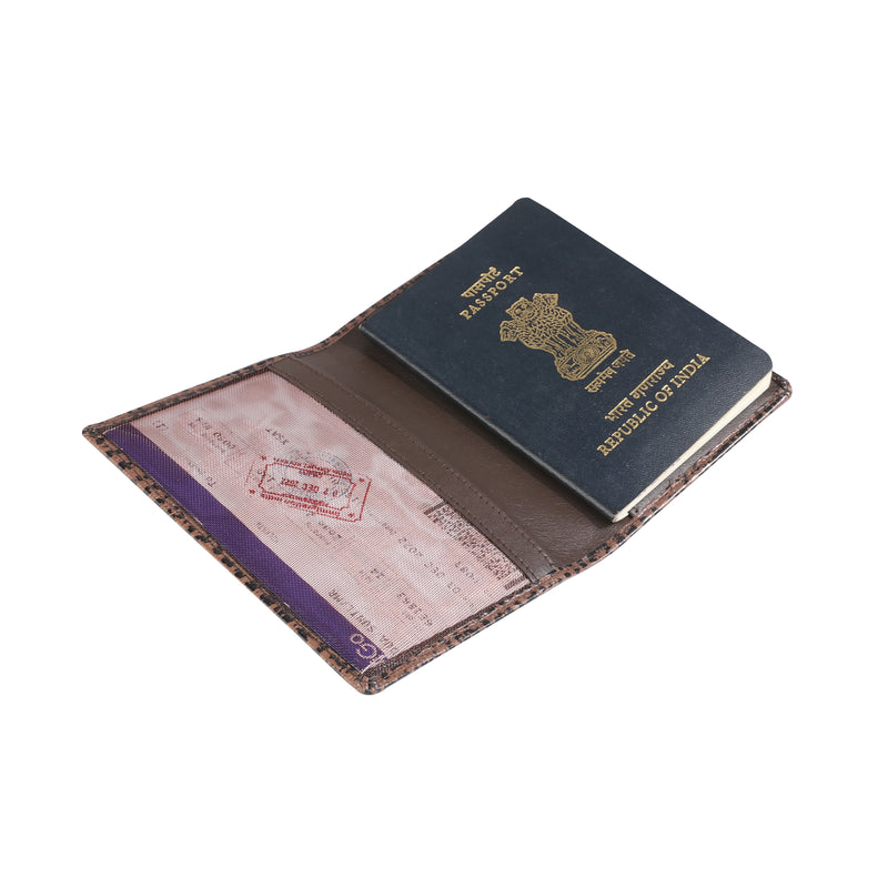Accord Passport Cover | Genuine Leathe | Color : Brown