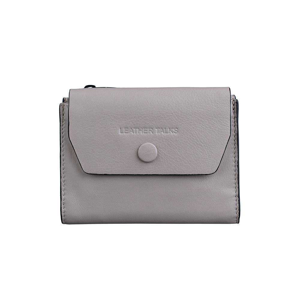 Summer II | Leather Wallet for Women | 100% Genuine Leather | Color: Beige