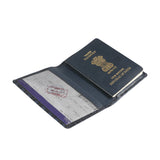 Accord Croco Leather Passport Cover Color: Black