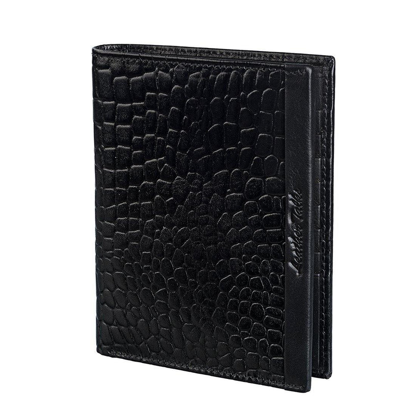 Ambient Passport Cover with Pouch | 100% Genuine Leather  | Color: Brown & Black