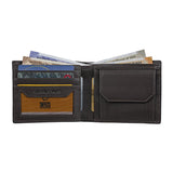 Classic Gent's Wallet | Leather Wallet for Men | 100% Genuine Leather | Color: Brown