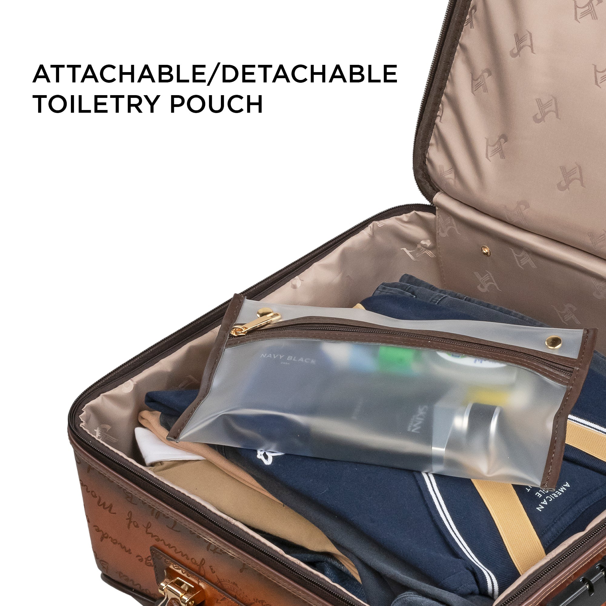 Condorium Premium Genuine Leather Travel Trolley Bag | Tan | TSA Lock | Spinner Wheels | Laptop Compartment | Handcrafted in Korea | Designed in Italy (16 inch) Leather Talks I leather Suitcase