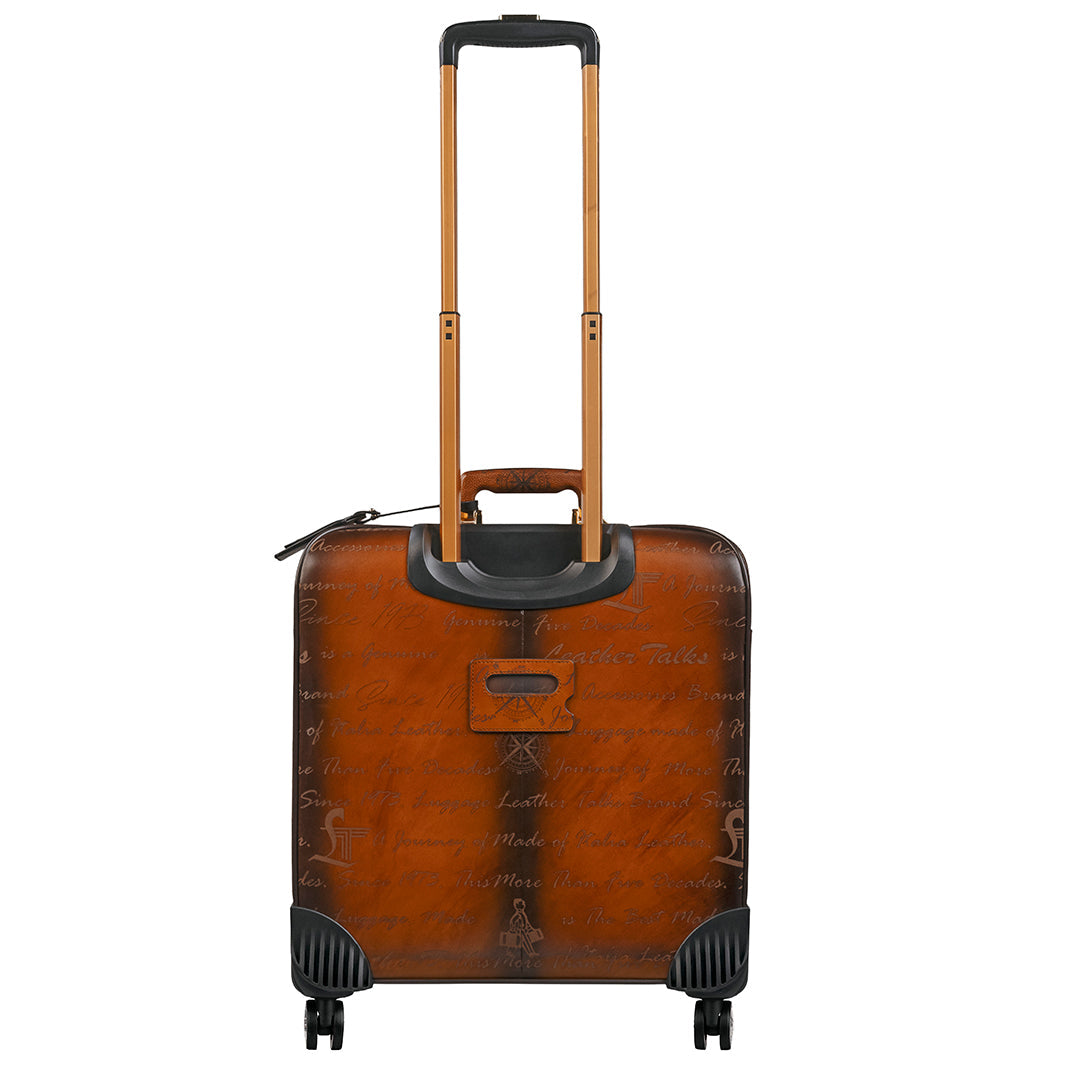 leather roller luggage