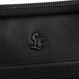 Laptop Sleeve V | 100% Genuine Leather | Color : Black