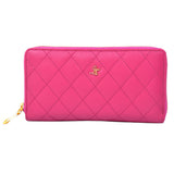 Palm | Leather Wallet for Women | 100% Genuine Leather | Color: Pink