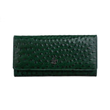 Arvee Ladies Wallet | Leather Wallet for Women | 100% Genuine Leather | Color: Green