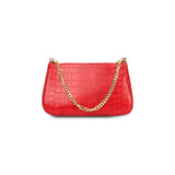 Lucia Leather Sling Bags For Women Color: Red