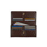 Arvee Ladies Wallet | Leather Wallet for Women | 100% Genuine Leather | Color: Brown