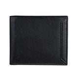 Classic Gent's Wallet | Leather Wallet for Men | 100% Genuine Leather | Color: Black