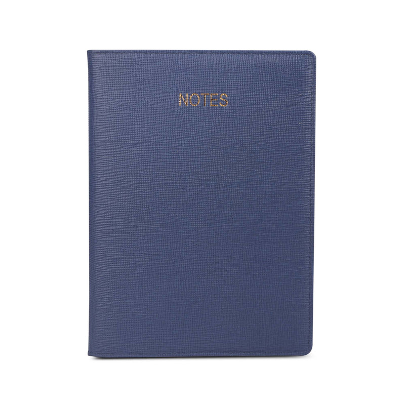 Classic Note Book | Leather Notebook | 100% Genuine Leather | Color: Blue