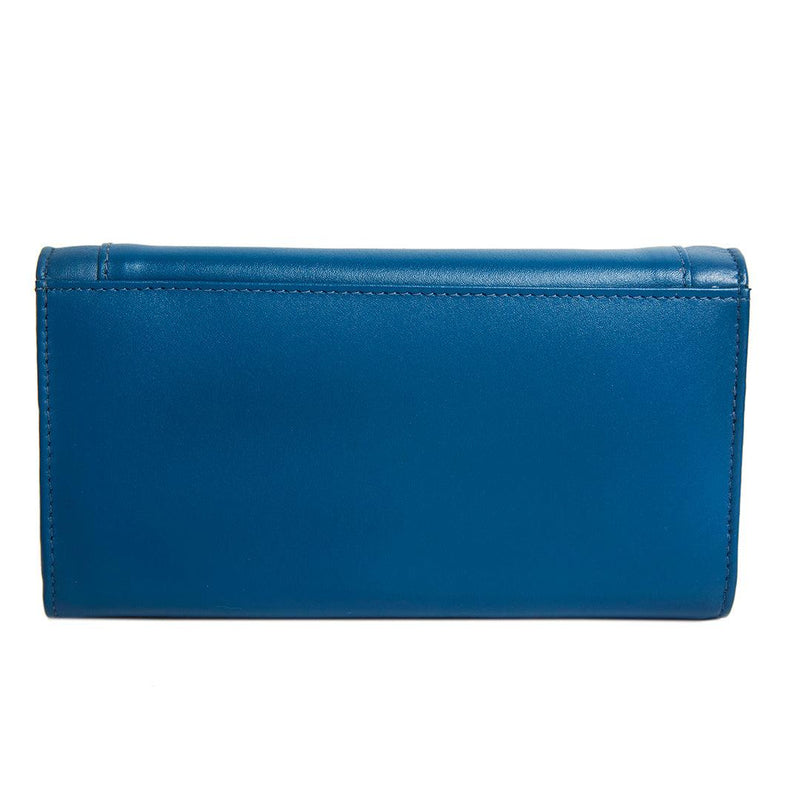 Celia Ladies Wallet | Leather Wallet for Women | 100% Genuine Leather | Color: Blue