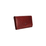 Arvee Ladies Wallet | Leather Wallet for Women | 100% Genuine Leather | Color: Cherry