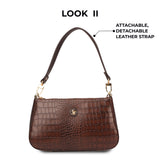 Lucia Leather Sling Bags For Women Color: Brown